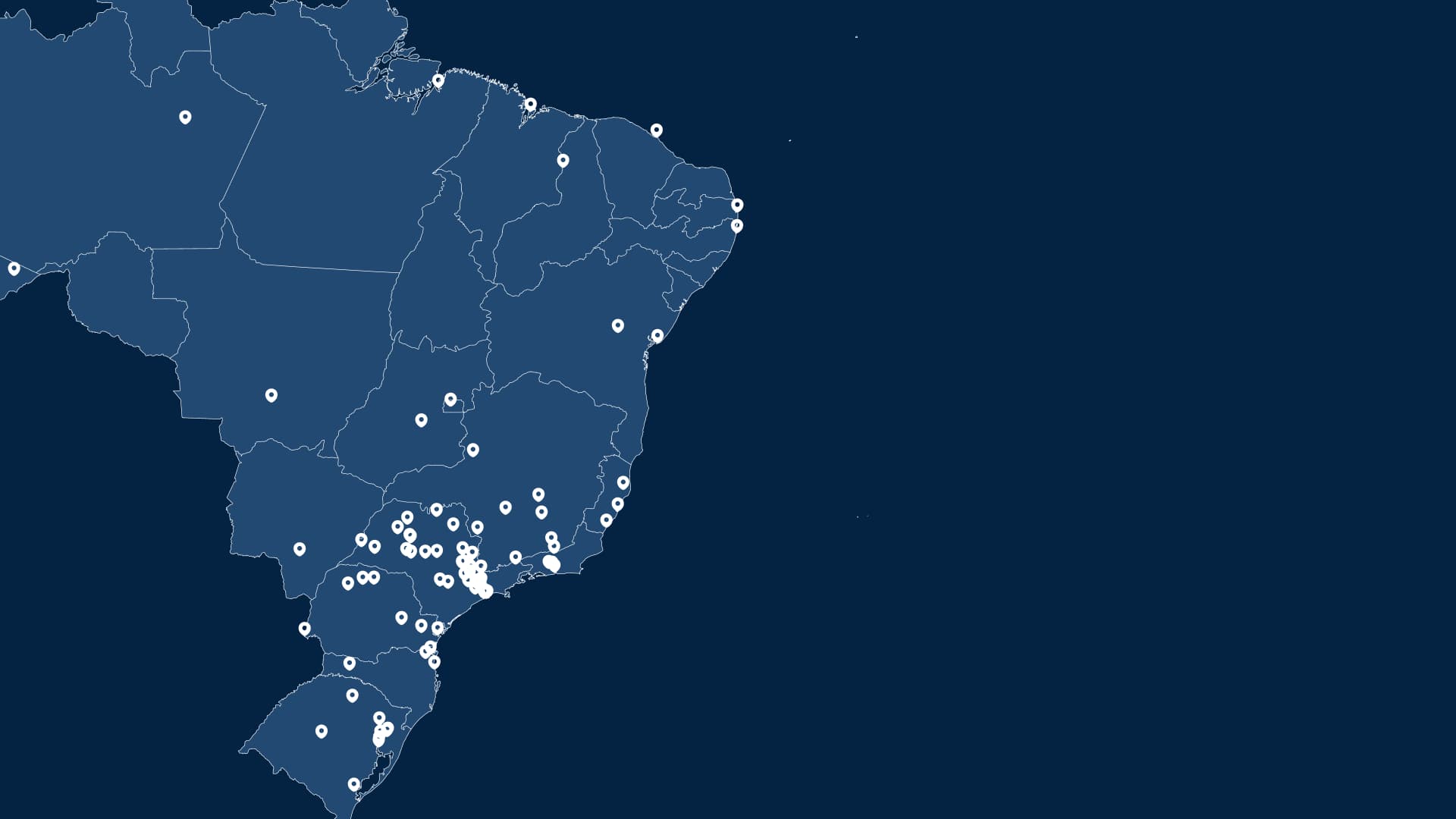 Mapa de atuação FWP