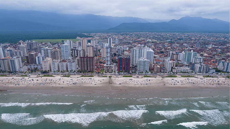 O desenvolvimento da Vila Caiçara em Praia Grande